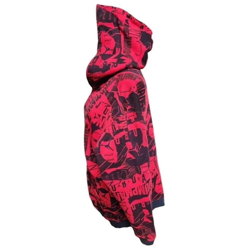 JORDAN Hoodie Pullover Size Medium Red/Black